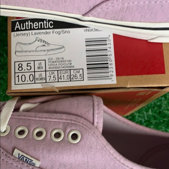 VANS AUTHENTIC JERSEY LAVENDER FOG/SNO WMNS - Picture 12 of 16